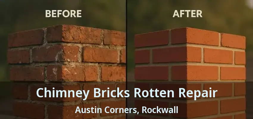 Chimney Bricks Rotten Repair Austin Corners, Rockwall - TX