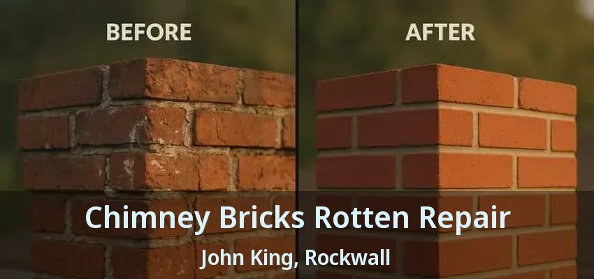 Chimney Bricks Rotten Repair John King, Rockwall - TX