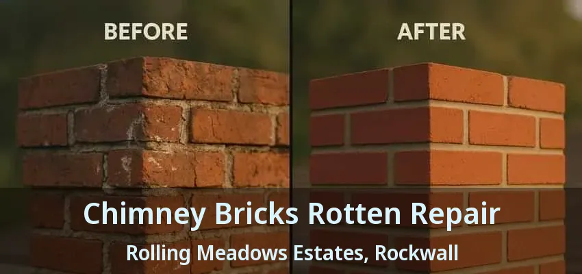 Chimney Bricks Rotten Repair Rolling Meadows Estates, Rockwall - TX