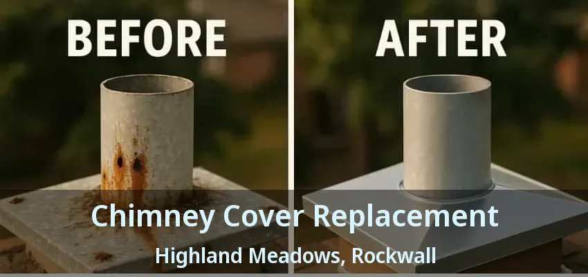 Chimney Cover Replacement Highland Meadows, Rockwall - TX