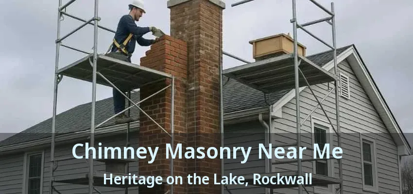 Chimney Masonry Near Me Heritage on the Lake, Rockwall - TX
