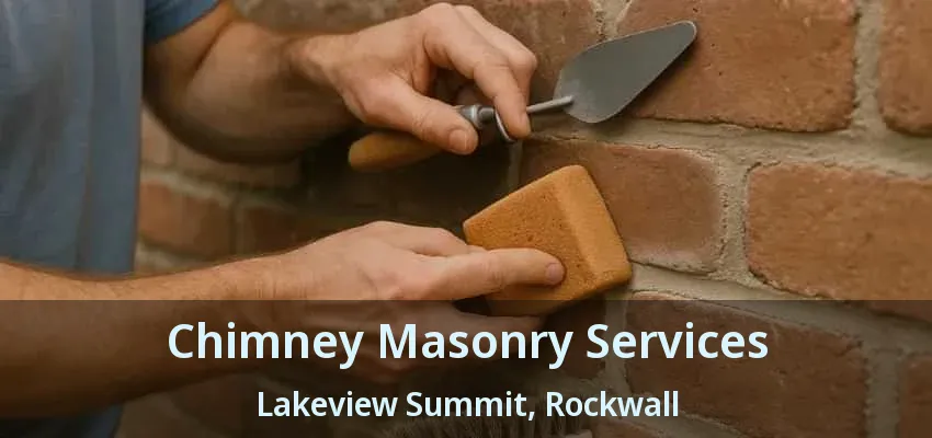 Chimney Masonry Services Lakeview Summit, Rockwall - TX
