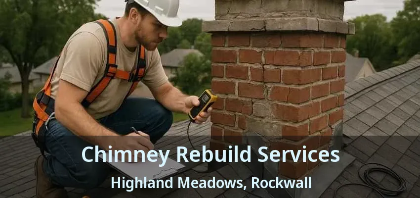 Chimney Rebuild Services Highland Meadows, Rockwall - TX