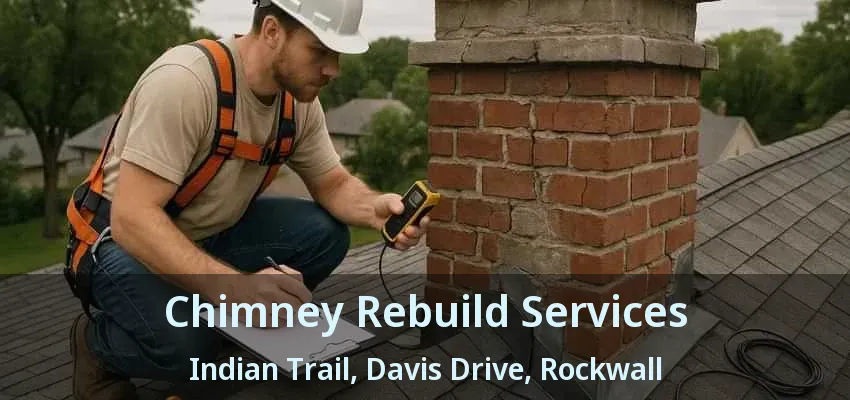 Chimney Rebuild Services Indian Trail, Davis Drive, Rockwall - TX