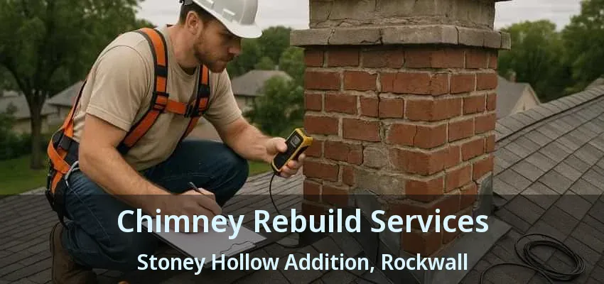 Chimney Rebuild Services Stoney Hollow Addition, Rockwall - TX