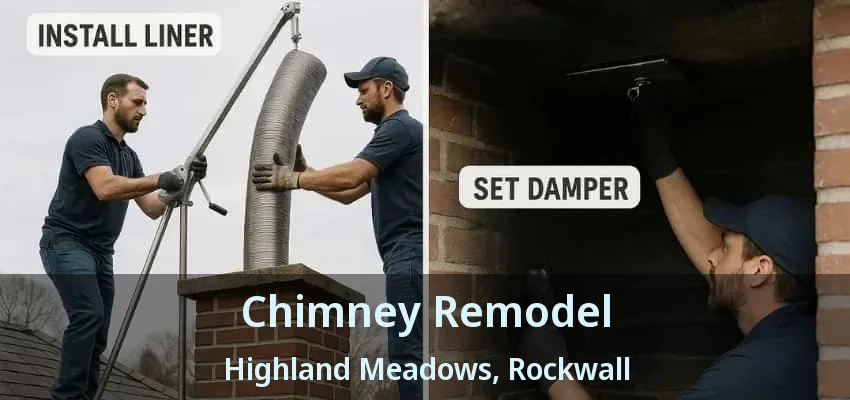 Chimney Remodel Highland Meadows, Rockwall - TX