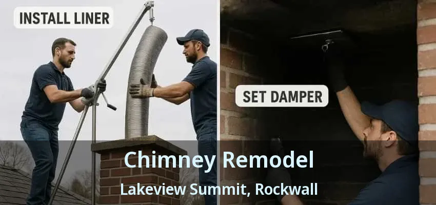 Chimney Remodel Lakeview Summit, Rockwall - TX