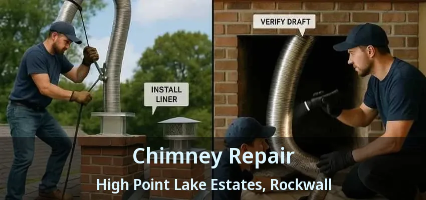 Chimney Repair High Point Lake Estates, Rockwall - TX