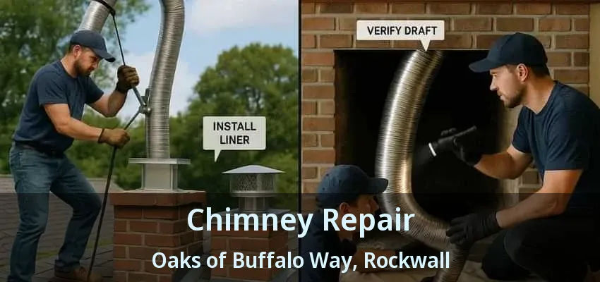 Chimney Repair Oaks of Buffalo Way, Rockwall - TX