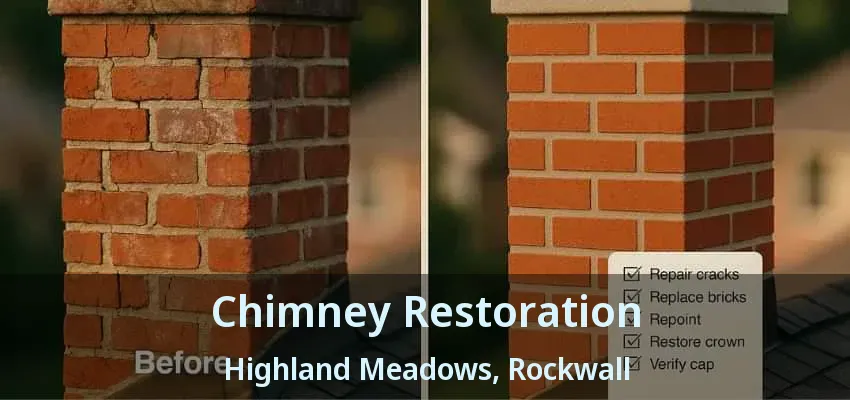 Chimney Restoration Highland Meadows, Rockwall - TX