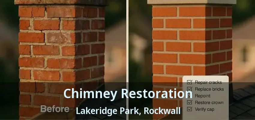 Chimney Restoration Lakeridge Park, Rockwall - TX