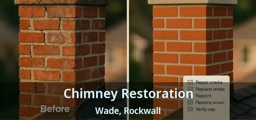 Chimney Restoration Wade, Rockwall - TX