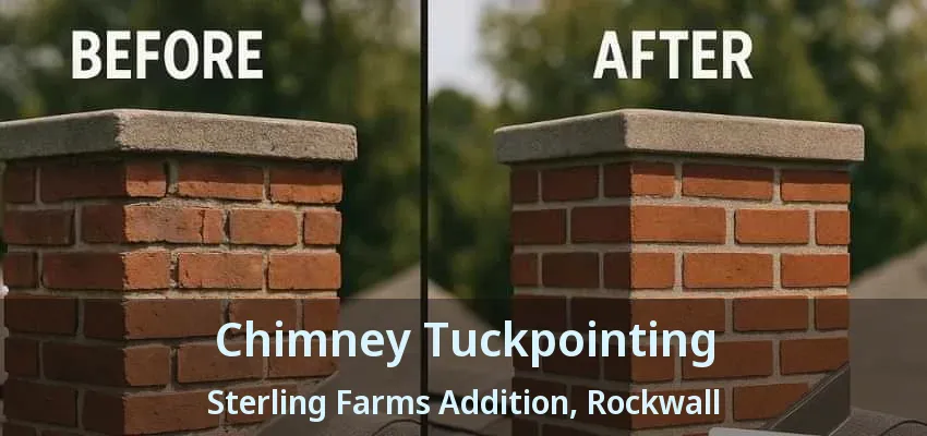 Chimney Tuckpointing Sterling Farms Addition, Rockwall - TX