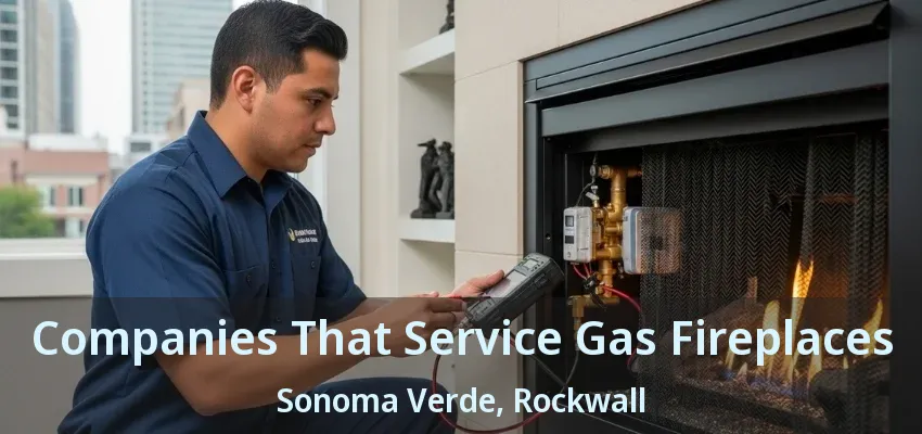 Companies That Service Gas Fireplaces Sonoma Verde, Rockwall - TX