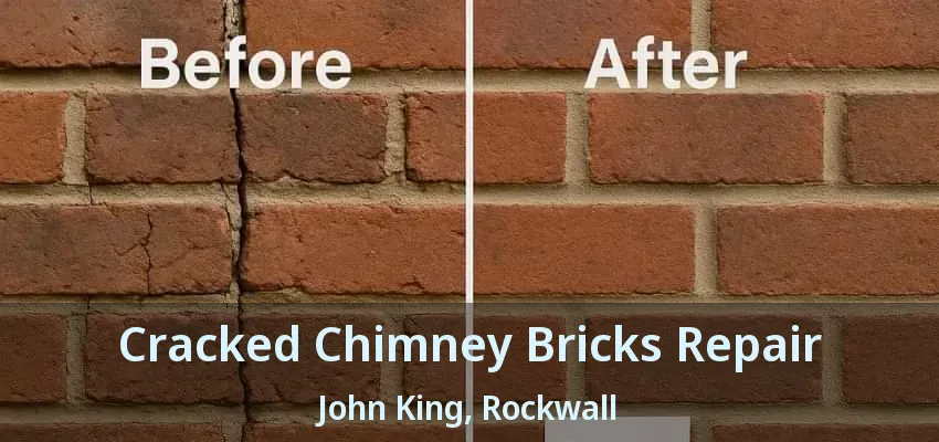 Cracked Chimney Bricks Repair John King, Rockwall - TX