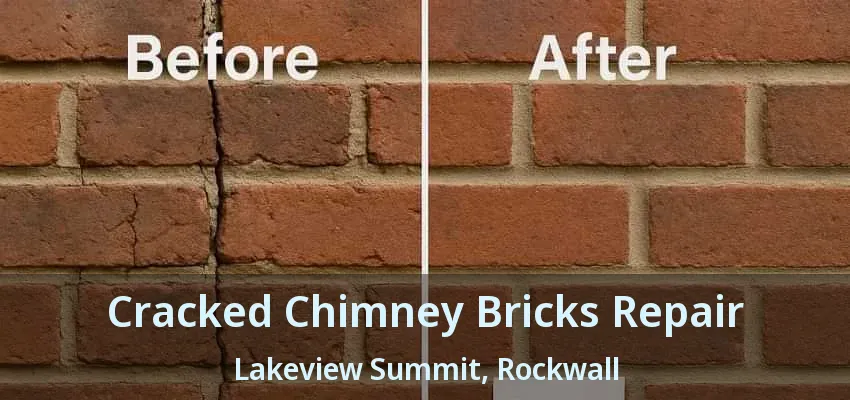 Cracked Chimney Bricks Repair Lakeview Summit, Rockwall - TX
