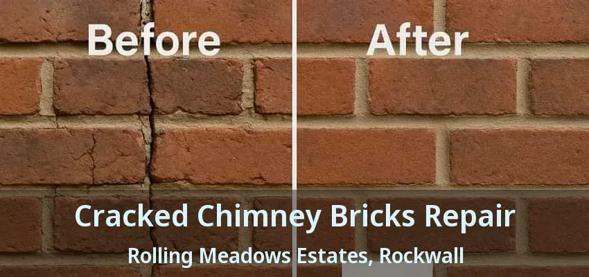 Cracked Chimney Bricks Repair Rolling Meadows Estates, Rockwall - TX