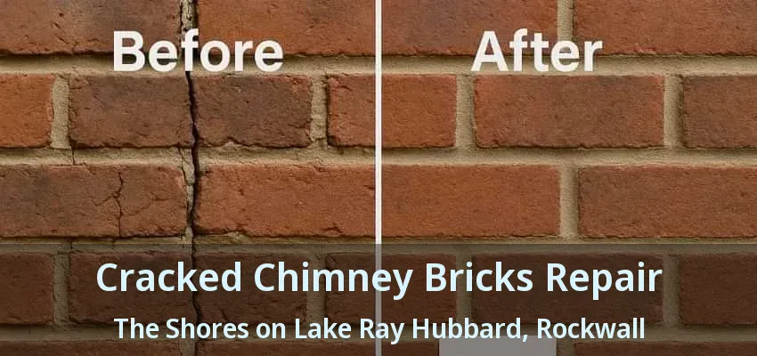 Cracked Chimney Bricks Repair The Shores on Lake Ray Hubbard, Rockwall - TX