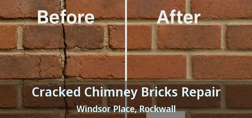 Cracked Chimney Bricks Repair Windsor Place, Rockwall - TX