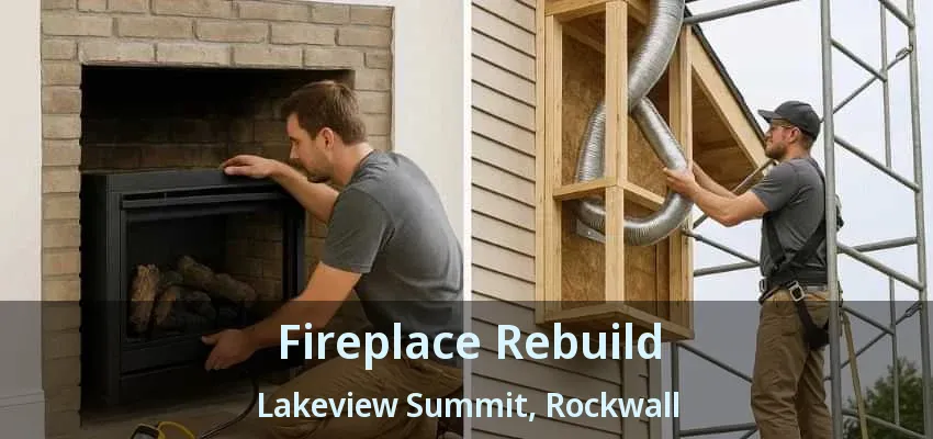 Fireplace Rebuild Lakeview Summit, Rockwall - TX