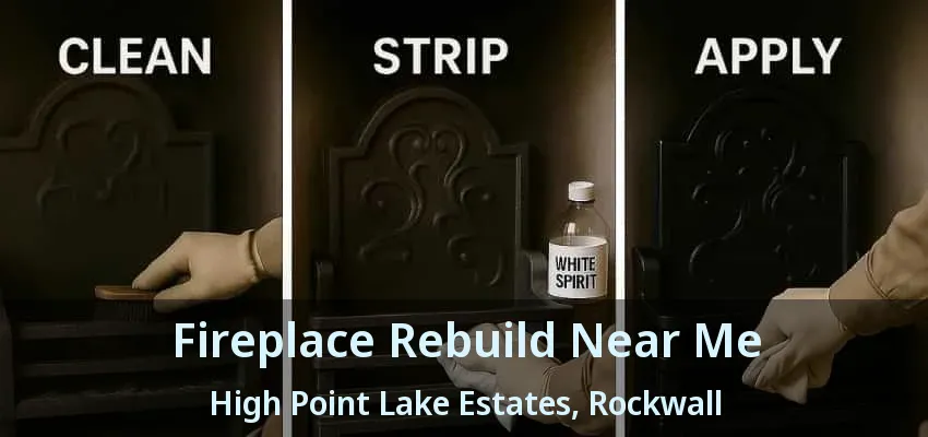 Fireplace Rebuild Near Me High Point Lake Estates, Rockwall - TX