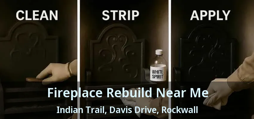 Fireplace Rebuild Near Me Indian Trail, Davis Drive, Rockwall - TX