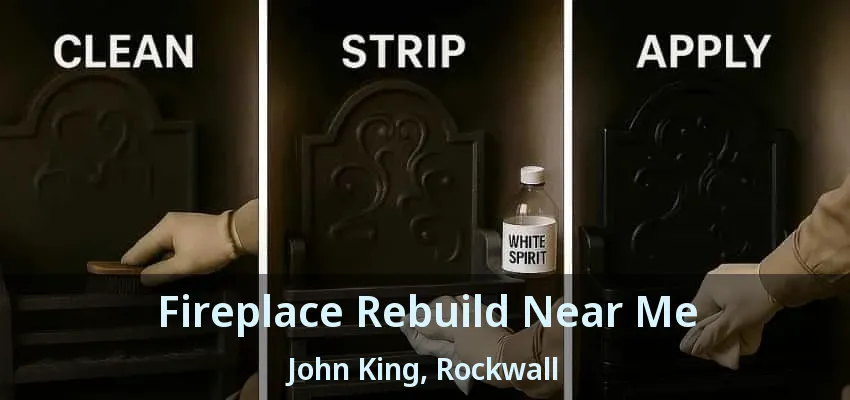 Fireplace Rebuild Near Me John King, Rockwall - TX