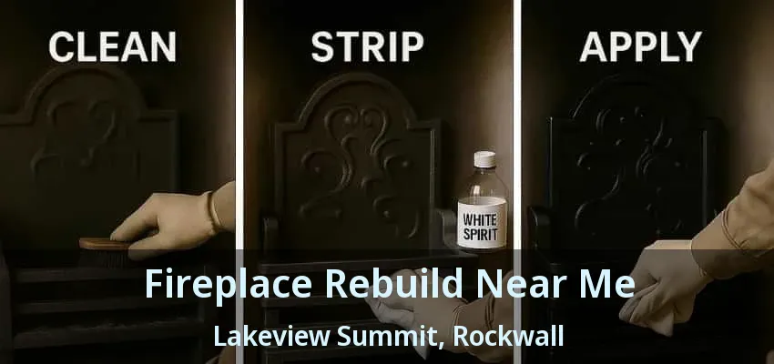 Fireplace Rebuild Near Me Lakeview Summit, Rockwall - TX