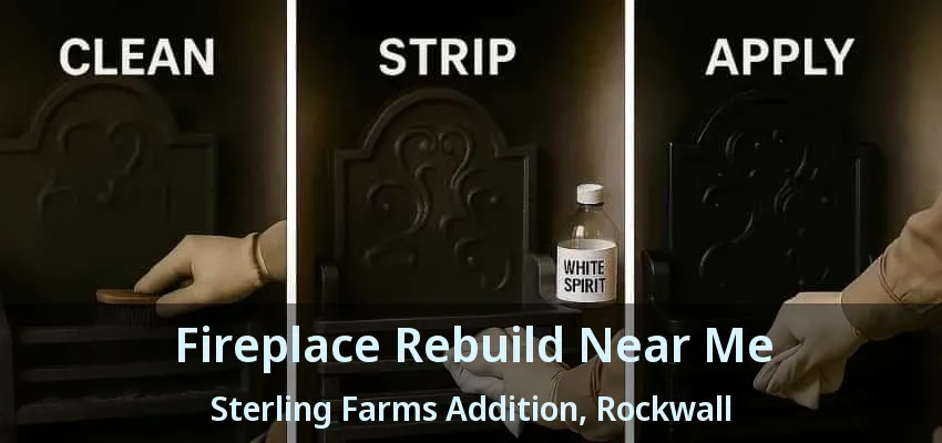 Fireplace Rebuild Near Me Sterling Farms Addition, Rockwall - TX