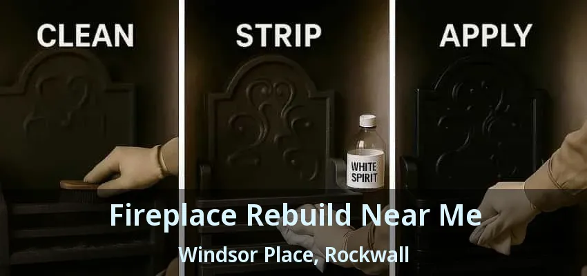 Fireplace Rebuild Near Me Windsor Place, Rockwall - TX