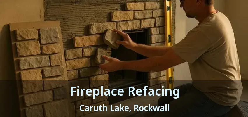 Fireplace Refacing Caruth Lake, Rockwall - TX