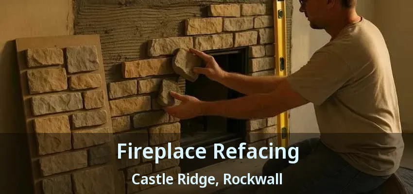 Fireplace Refacing Castle Ridge, Rockwall - TX