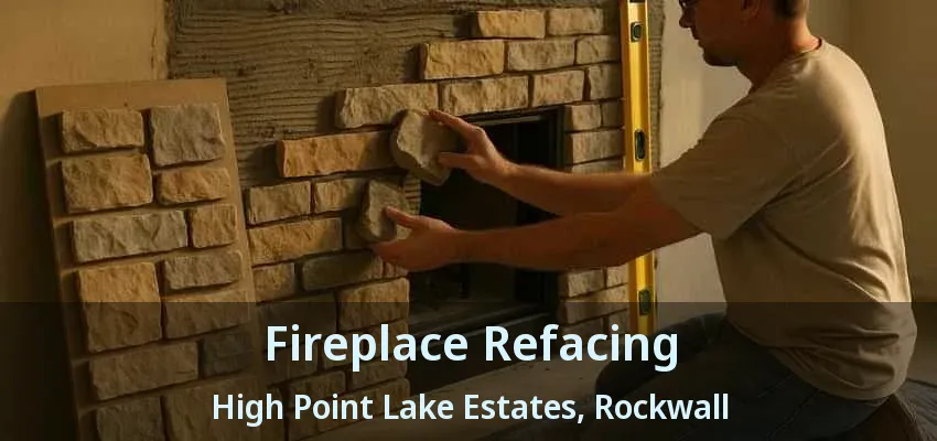 Fireplace Refacing High Point Lake Estates, Rockwall - TX