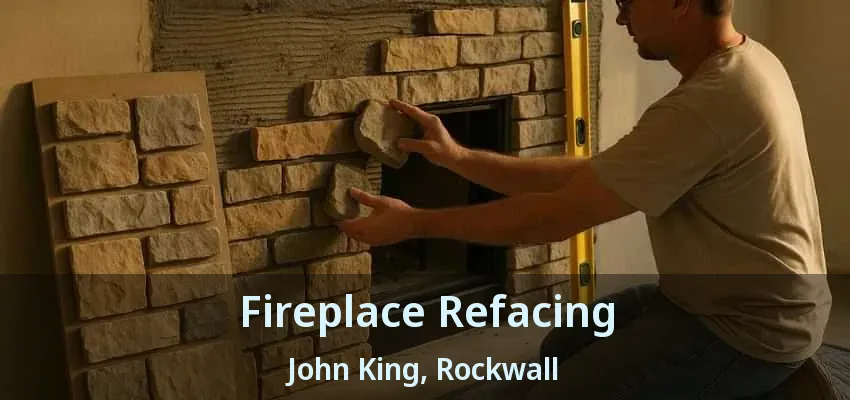 Fireplace Refacing John King, Rockwall - TX