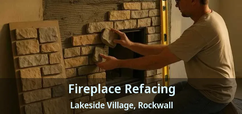 Fireplace Refacing Lakeside Village, Rockwall - TX