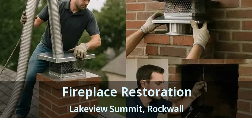 Fireplace Restoration Lakeview Summit, Rockwall - TX