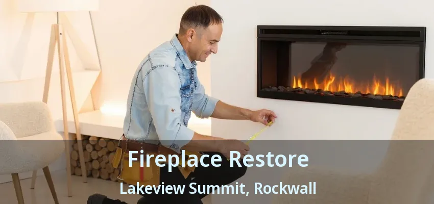 Fireplace Restore Lakeview Summit, Rockwall - TX