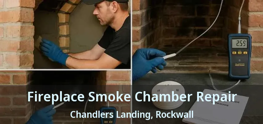 Fireplace Smoke Chamber Repair Chandlers Landing, Rockwall - TX