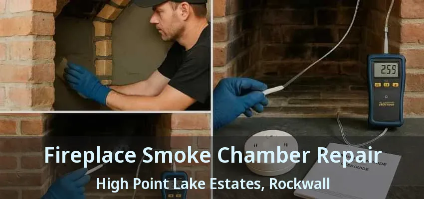 Fireplace Smoke Chamber Repair High Point Lake Estates, Rockwall - TX