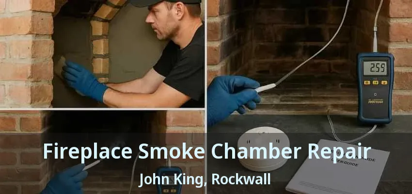 Fireplace Smoke Chamber Repair John King, Rockwall - TX