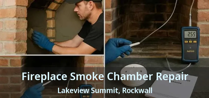 Fireplace Smoke Chamber Repair Lakeview Summit, Rockwall - TX