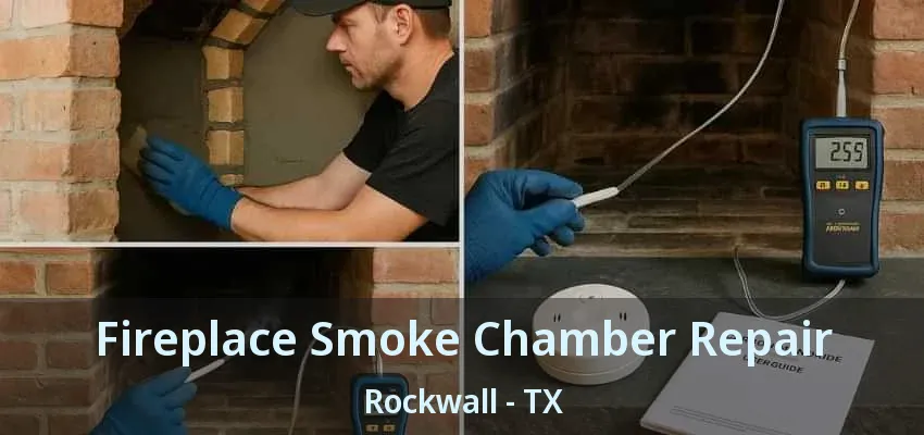 Fireplace Smoke Chamber Repair Rockwall - TX