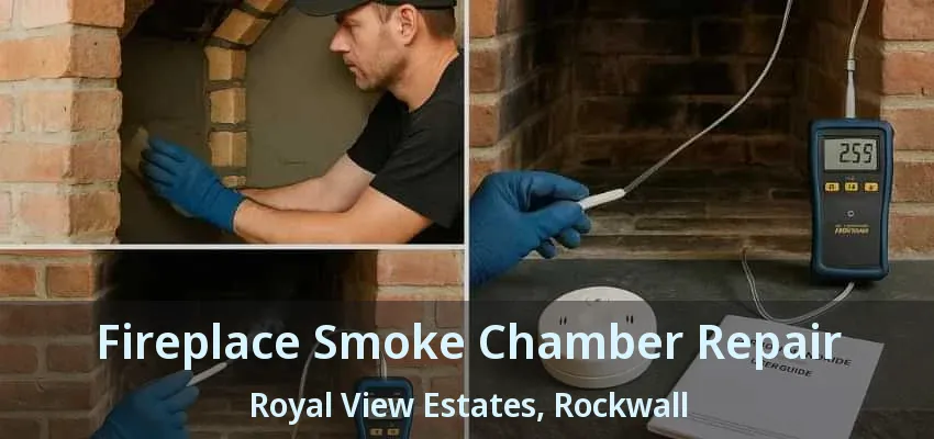 Fireplace Smoke Chamber Repair Royal View Estates, Rockwall - TX