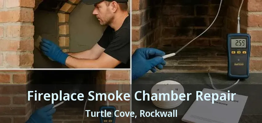 Fireplace Smoke Chamber Repair Turtle Cove, Rockwall - TX