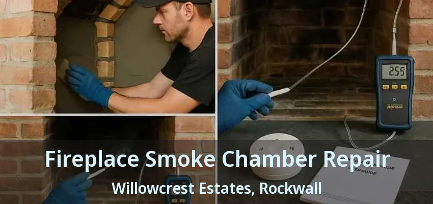 Fireplace Smoke Chamber Repair Willowcrest Estates, Rockwall - TX