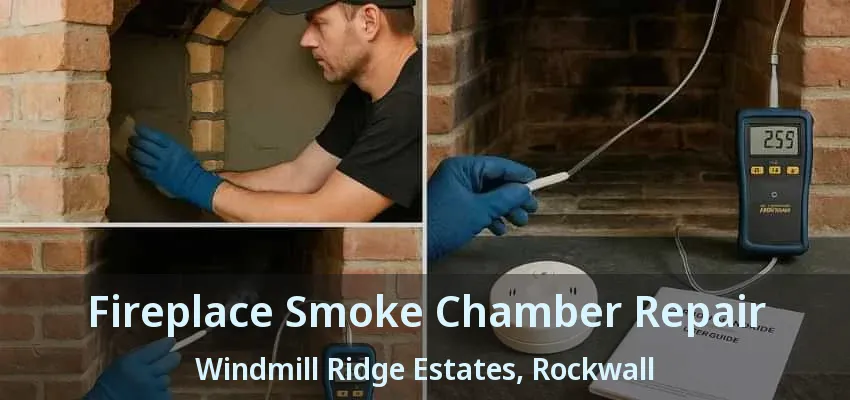 Fireplace Smoke Chamber Repair Windmill Ridge Estates, Rockwall - TX
