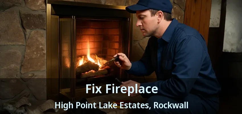 Fix Fireplace High Point Lake Estates, Rockwall - TX