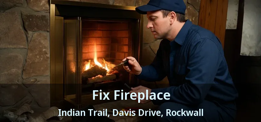 Fix Fireplace Indian Trail, Davis Drive, Rockwall - TX