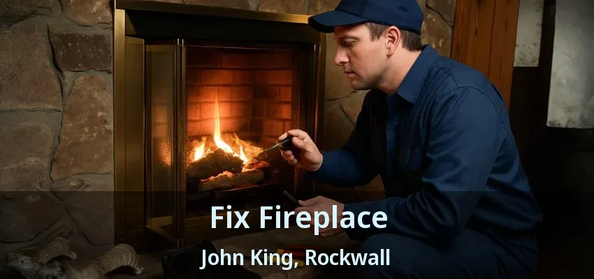 Fix Fireplace John King, Rockwall - TX