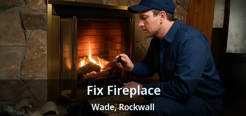 Fix Fireplace Wade, Rockwall - TX